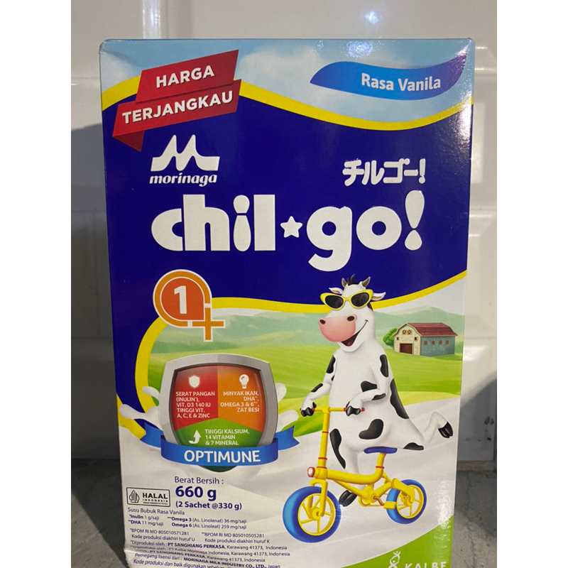 

MORINAGA CHILGO 1+ 660gr (2x330gr)Susu pertumbuhan anak usia 1-3thn