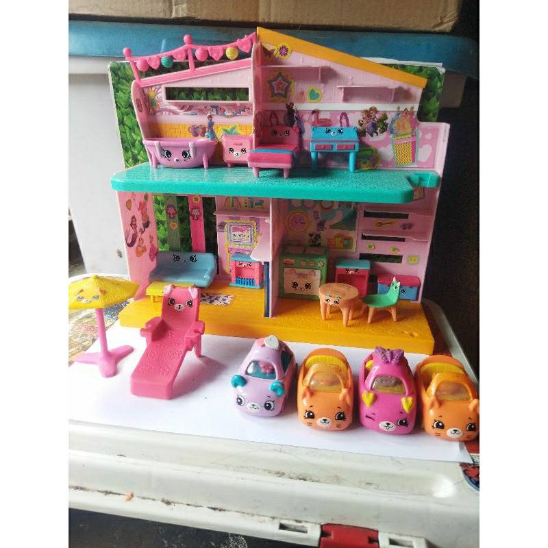 Diorama Moose/diorama rumah/rumah rumahan/mainan karet/diorama