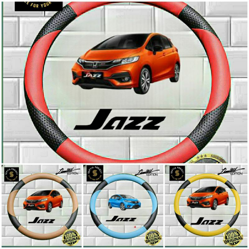 Sarung Stir Mobil Honda Jazz, Cover Stir Mobil Honda Jazz, Sarung Stir Minibus