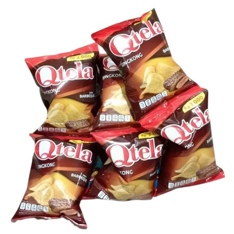 

Rencengan Qtela Singkong Barbeque 10 pcs x 20gr Rencengan