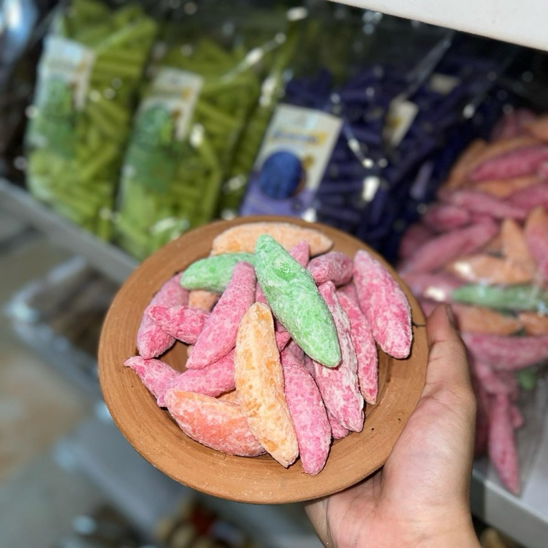 

kue jadul telur gabus/getas ladu manis gula pasir 200gram