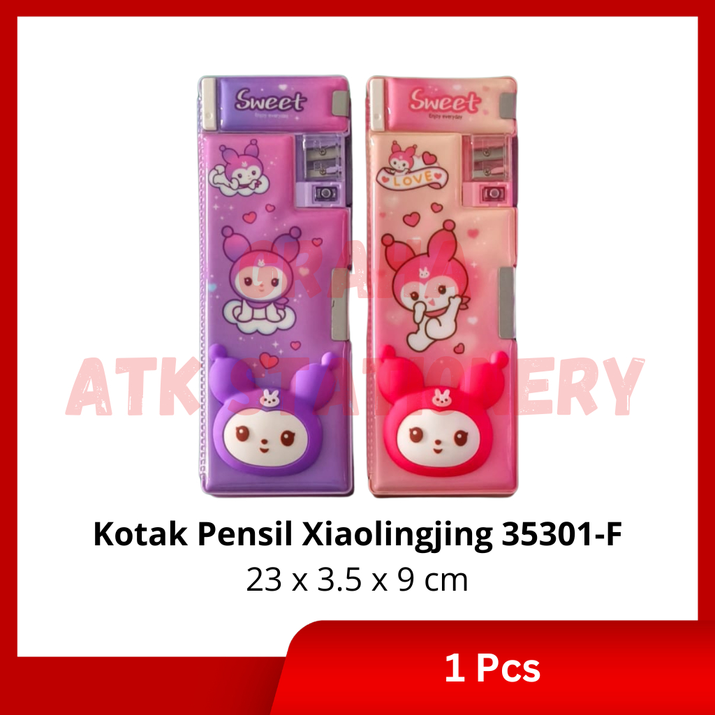 

Kotak Pensil + Rautan Magnet Premium Xiaolingjing 35301-F / Pencil Case + Rautan Magnet 35301-F