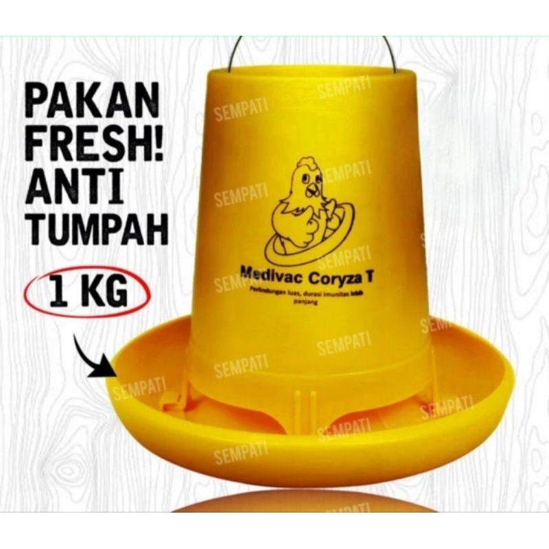 TMA MAKAN AYAM TEMPAT WADAH MAKAN AYAM 1 KG