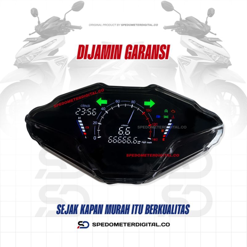 Spedometer Digital Vario 125 LED