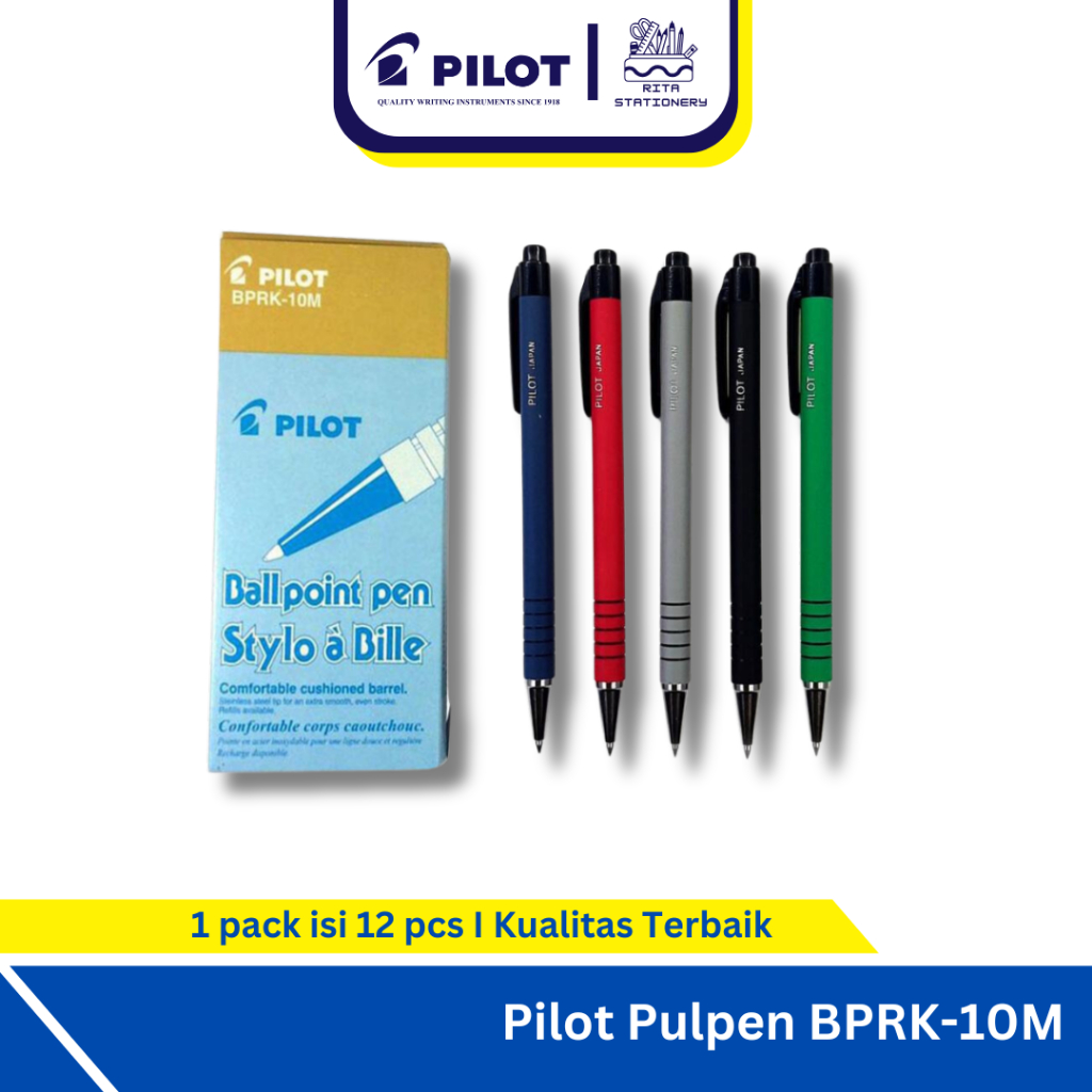 

Ballpoint PILOT BPRK-10M - Tinta Hitam SATUAN