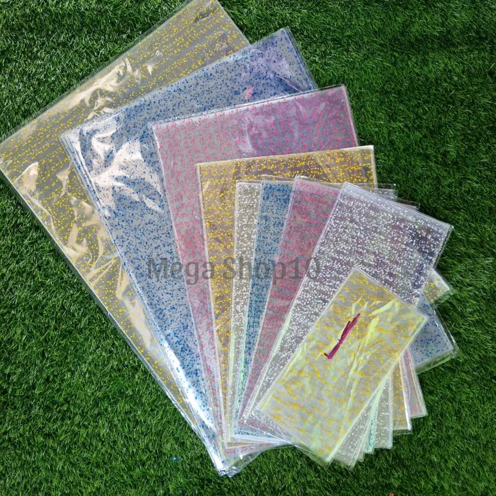 (Isi 12 pcs) Opp flower kantong souvenir / plastik snack / plastik hampers / plastik parcel
