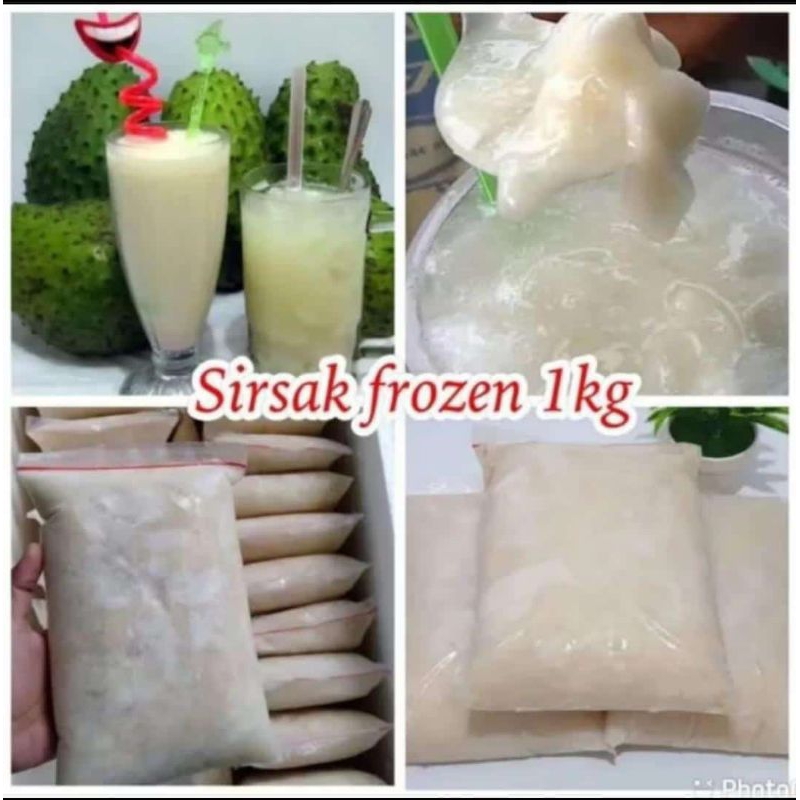 

Sirsak Frozen Non Biji 1kg