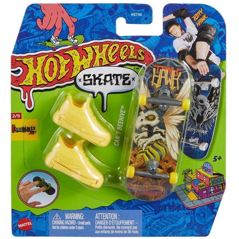 LIMITED STOCK Original Hot Wheels Skate Single Pack - Can't Beehive Skateboard Mini Kecil Miniatur M