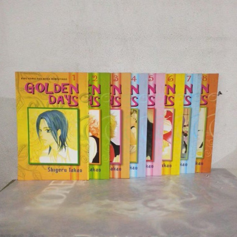 Komik Original GOLDEN DAYS Shigeru Takao Volume 1-8 Tamat Fullset