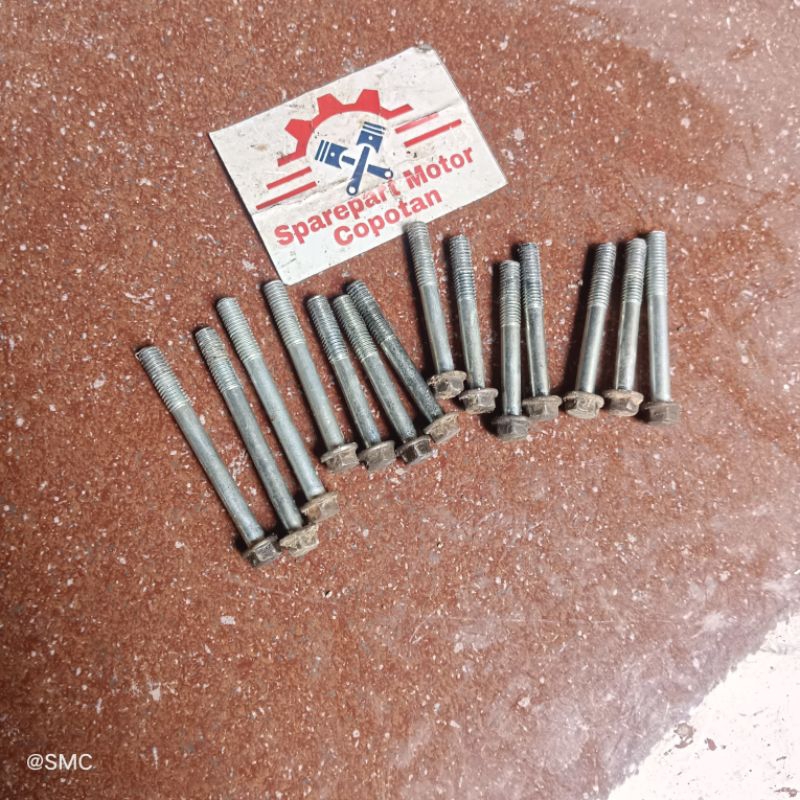 baut blok mesin krengkes tengah jupiter mx old 1s7 set