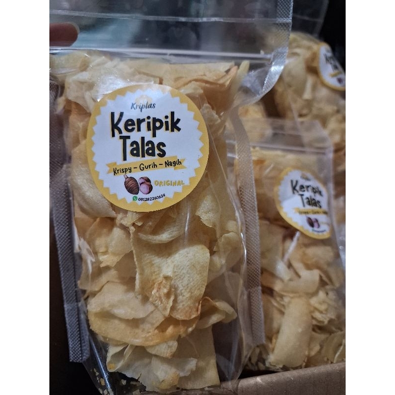 

KRIPLAS KERIPIK TALAS KRISPY, GURIH,RENYAHH