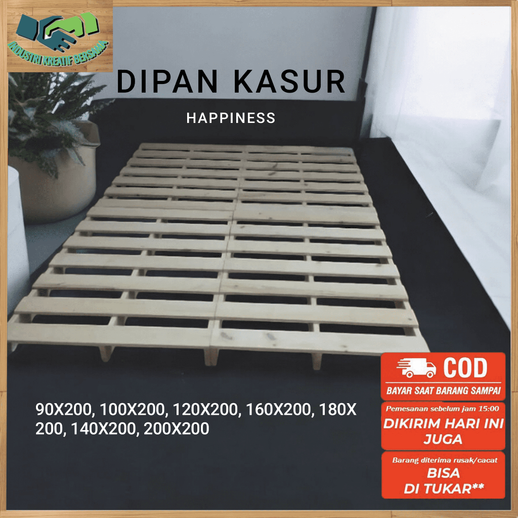 DIPAN KASUR / TATAKAN KASUR / DUDUKAN KASUR MINIMALIS BAHAN KAYU SOLID TERSEDIA BERBAGAI MACAM UKURA