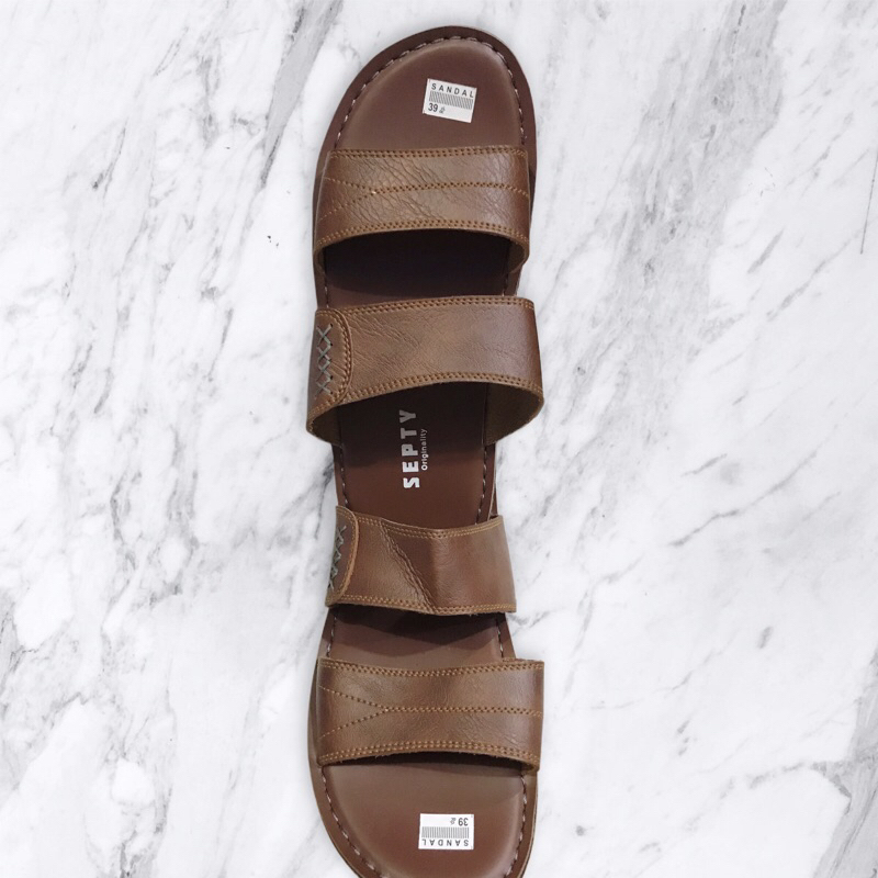 Sandal Selop Pria Tasik /Kulit Sintesis/Formal/NonFormal