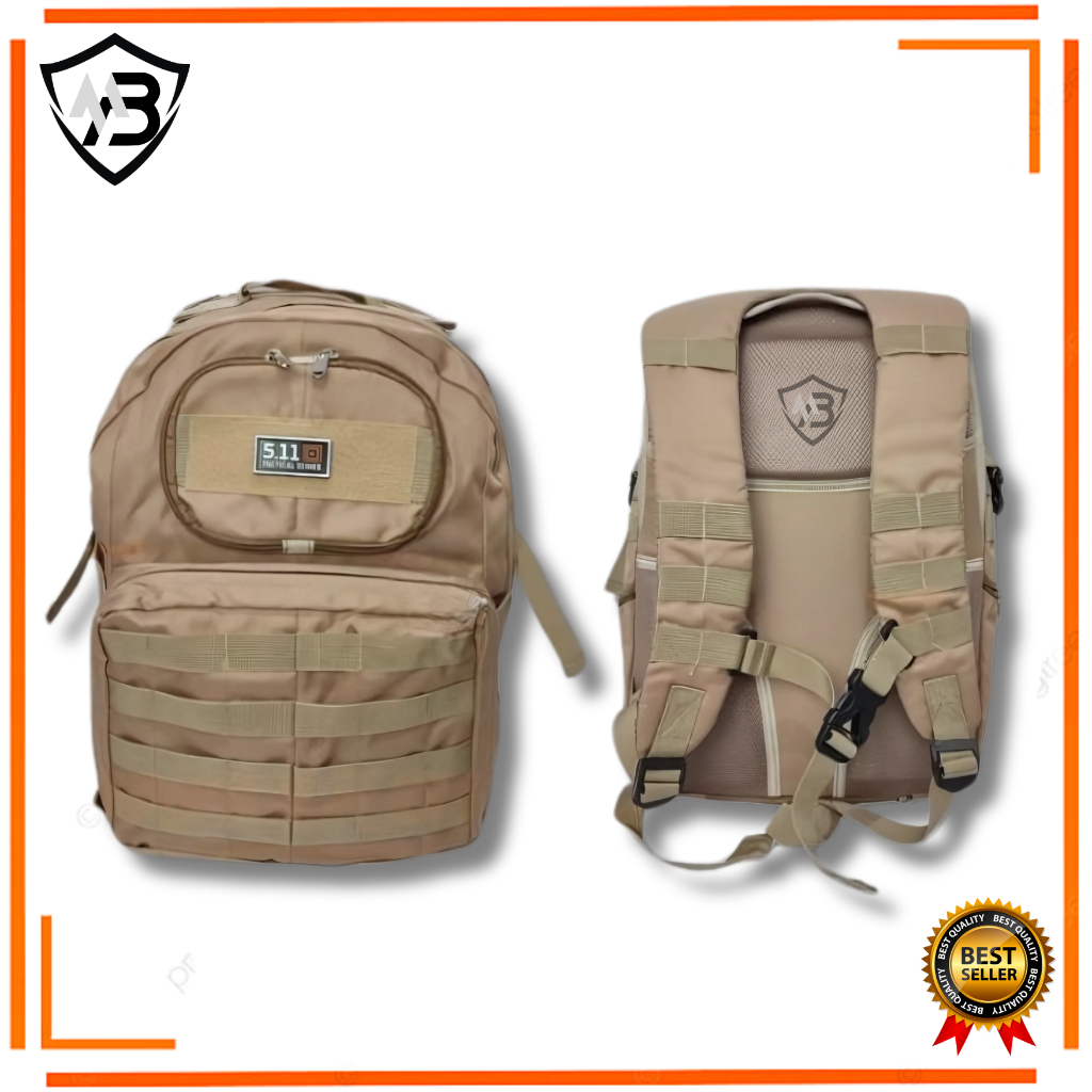 PROMO Baru Tas Ransel Jatah TNI Tas Punggung Jatah TNI AD Tas Ransel Pria Tactical Army cream