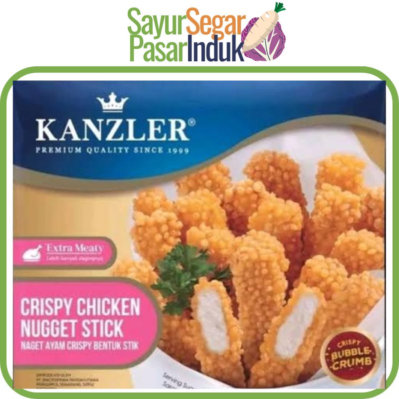 

Kanzler Crispy Chicken Nuget Stik (Crunchy Bubble) 450gr Sayur Segar Pasar Induk