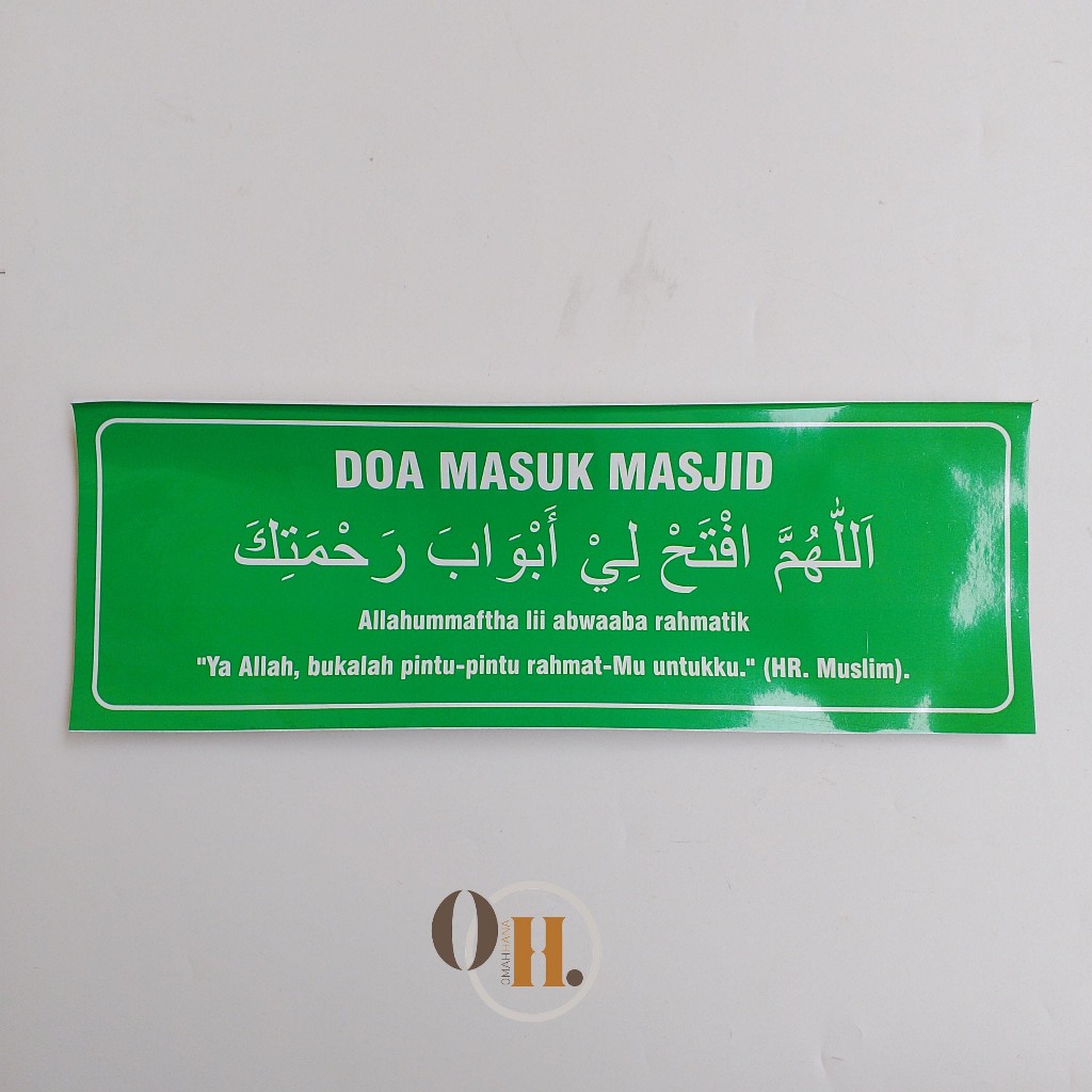 

Stiker Doa Masuk Masjid - Stiker Fasilitas Tempat Ibadah - Stiker Fasilitas Umum