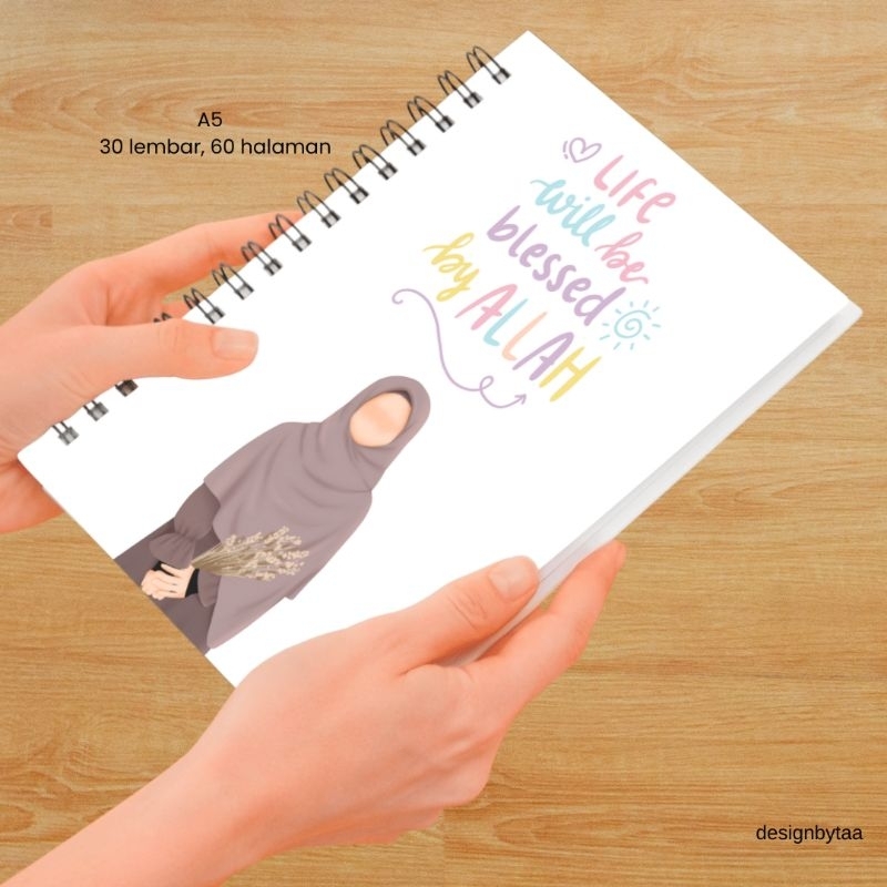 

Notebook / Buku Tulis A5 Muslimah