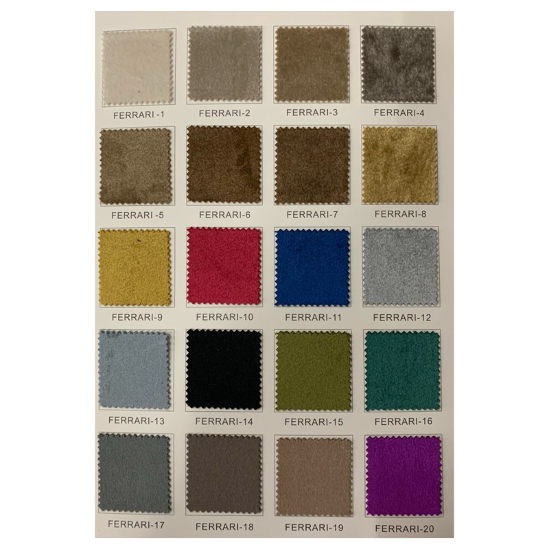 Rb KAIN BLUDRU GLOSSY / SUEDE HALUS - FERRARI (SOFA, JOK, KURSI)