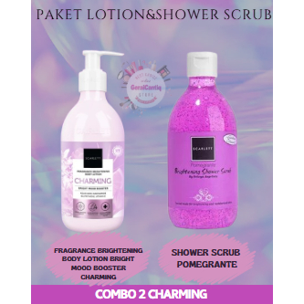 PAKET SCARLETT WHITENING 2 IN 1 BODY LOTION + BODY SHOWER - PEMUTIH BADAN SCARLET