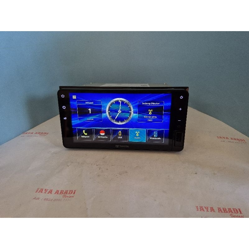 head unit original avanza E tahun 2023 original dealer