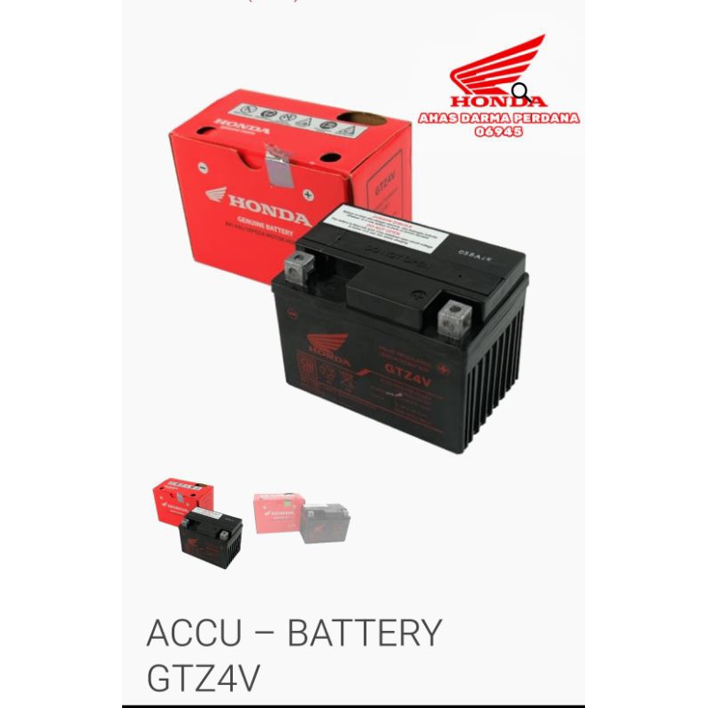 ACCU BATTERY (AKI MOTOR) GTZ4V