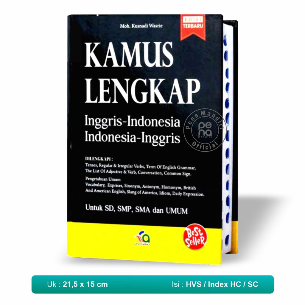 Kamus Bahasa Inggris Hitam (Hard Cover Tebal)