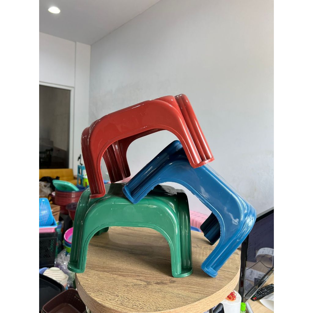 BABANGKU JONGKOK / BANGKU PLASTIK / DINGKLIK KECIL / DINGKLIK PLASTIK / DINGKLIK PLASTIK TEBALNGKU J