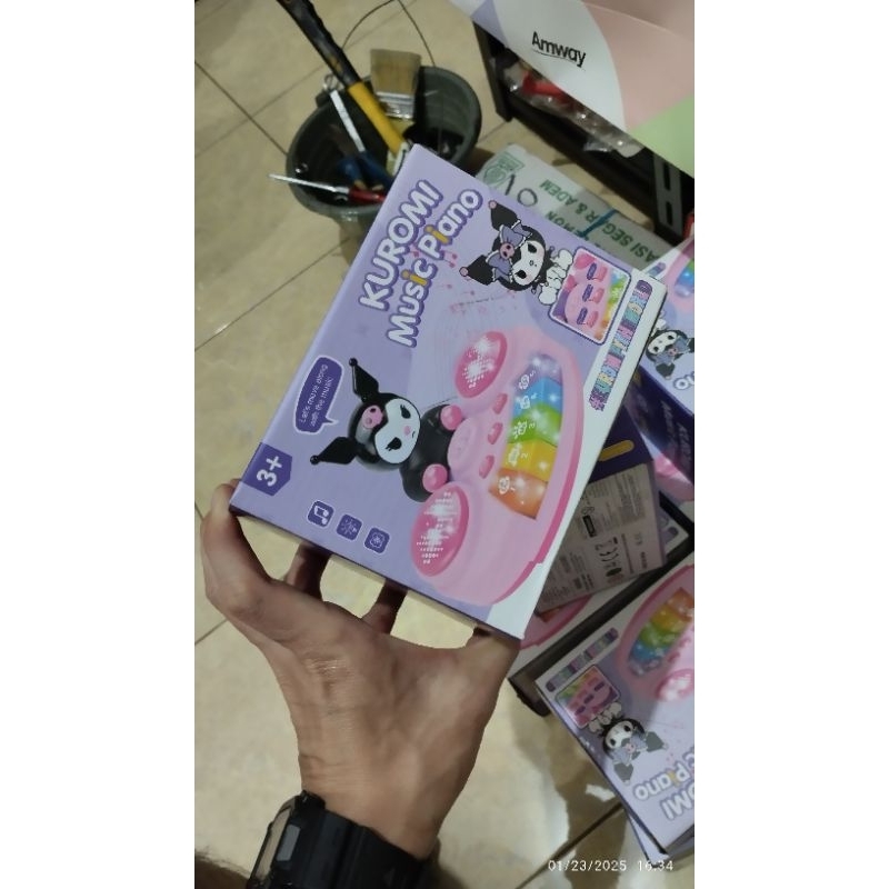 oketoys mainan piano anak kuromi music piano orgen anak