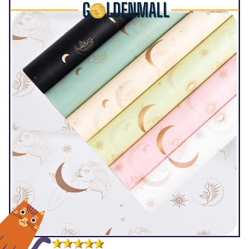 

Kertas Buket Motif Bulan Moon Flower Wrapping Cellophane Florist 6095