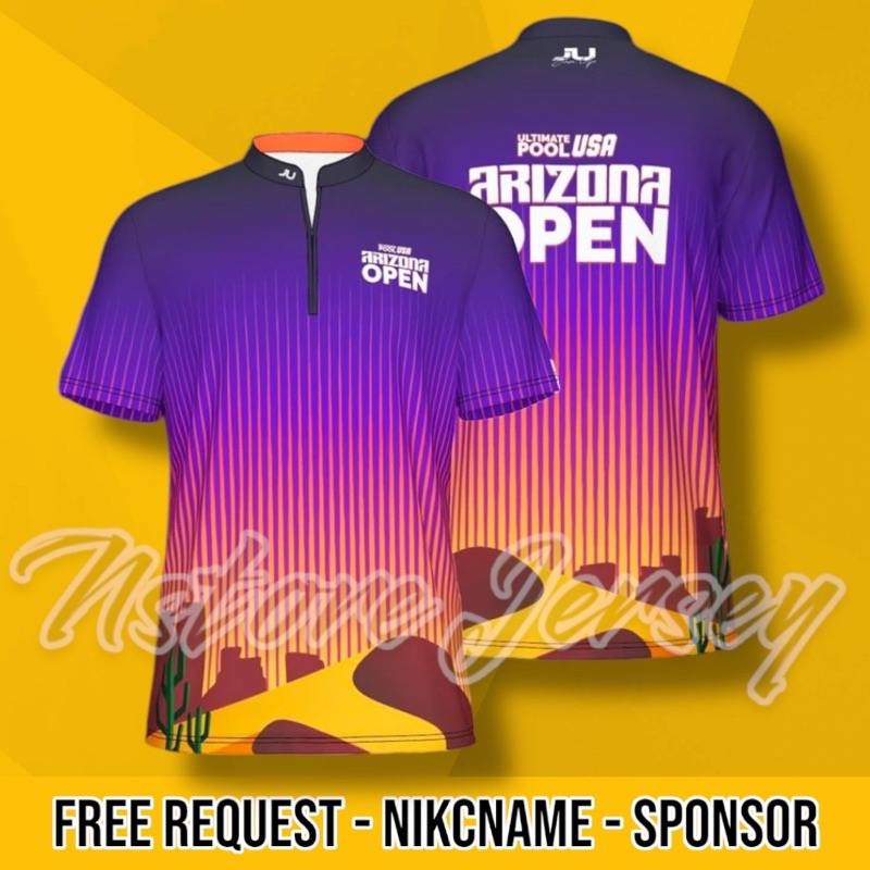 JERSEY BILLIARD NINENBALL Arizona Open 2025 Free Request Nickaname & Logo
