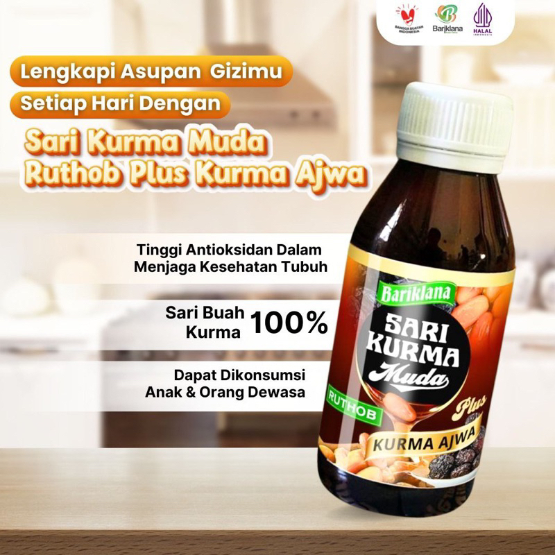 

SARI KURMA MUDA RUTHOB PLUS KURMA AJWA