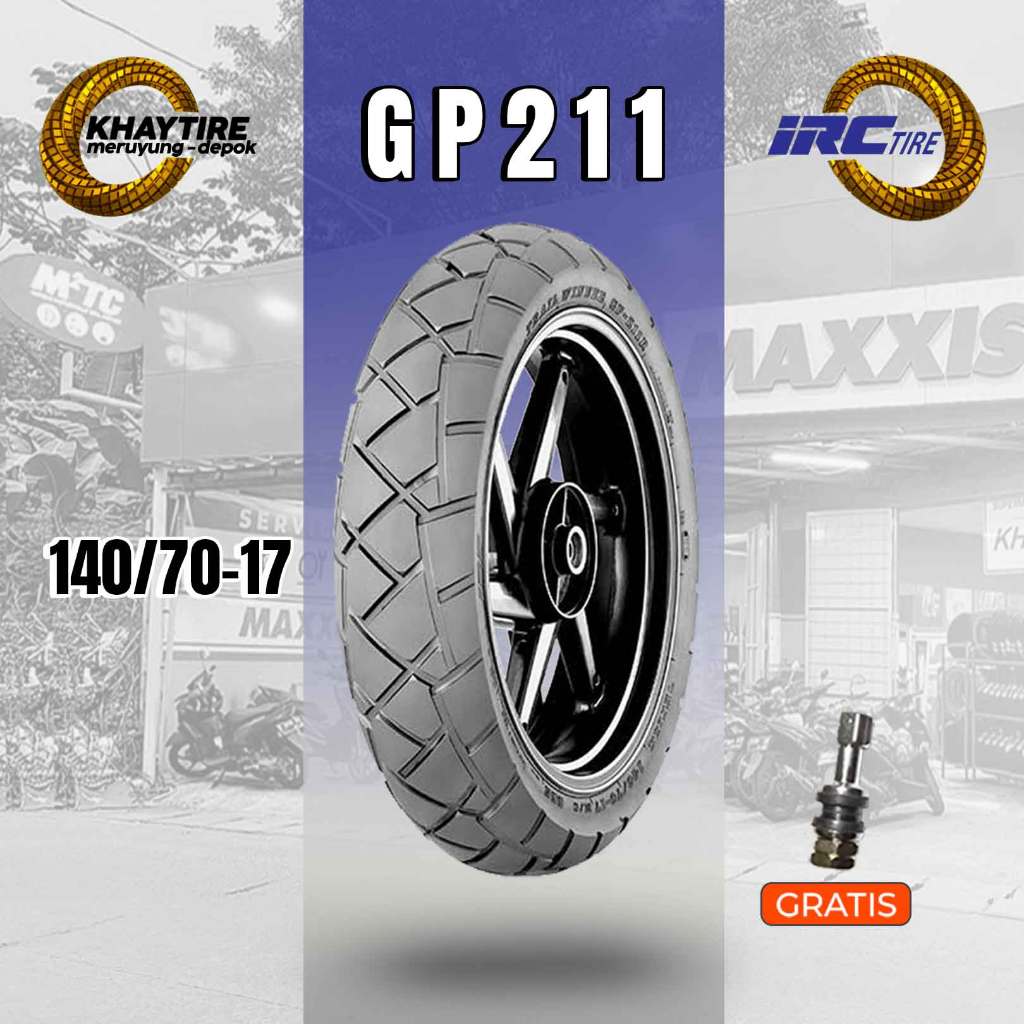 Ban Motor Touring IRC GP-211R 140/70 Ring 17 Tubeless