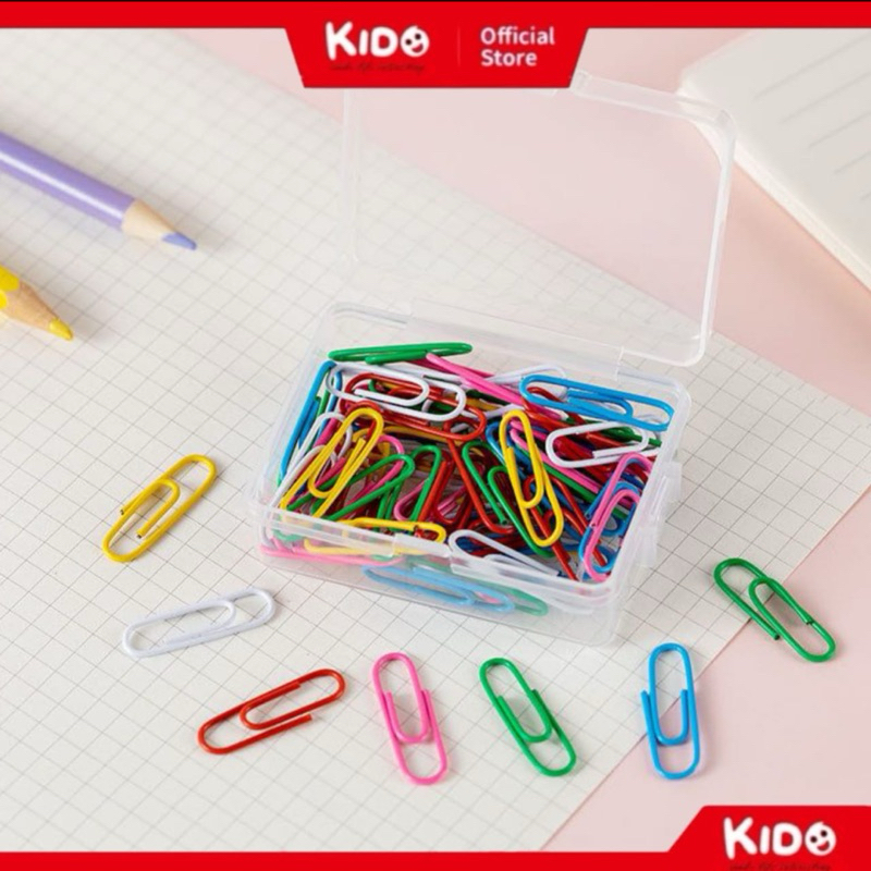

Kido Stationery Set Penjepit Kertas Warna Warni - Binder Clip Combination Office