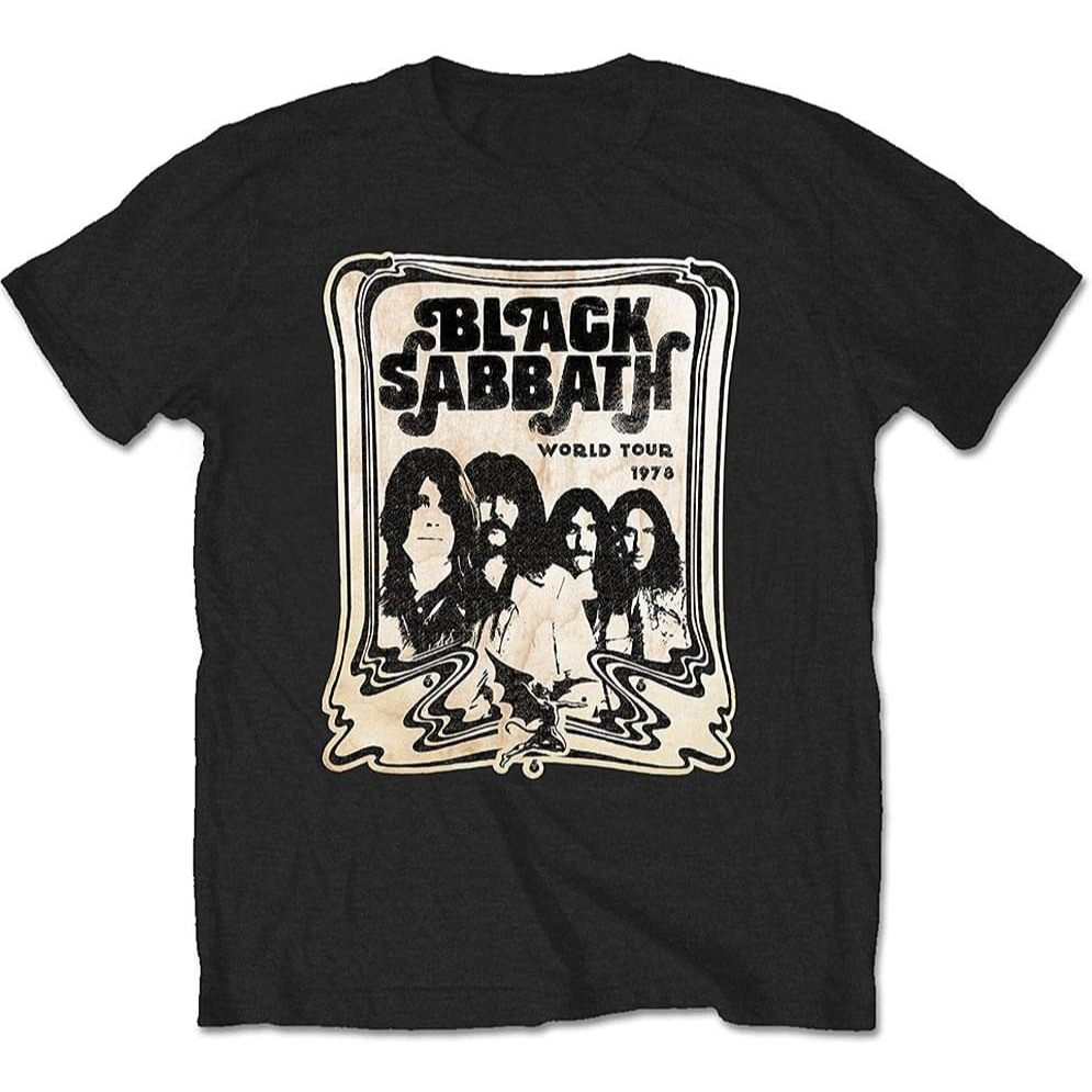Baju Kaos Band Black Sabbath Men's World Tour 1978 T-Shirt Cotton Combed 24s: Nyaman, Stylish, dan B