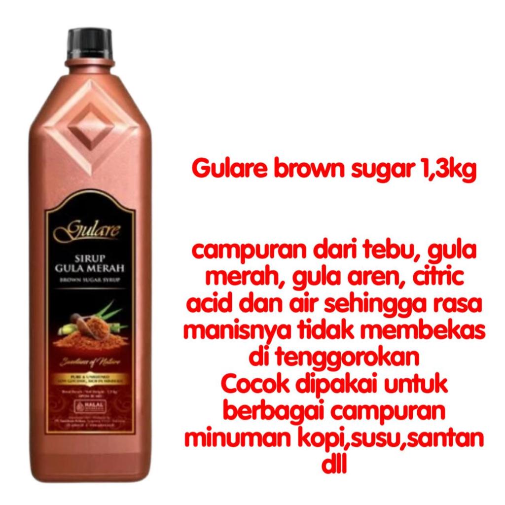 

GRATIS ONGKIR - BROWN SUGAR SYRUP GULARE 1300GR