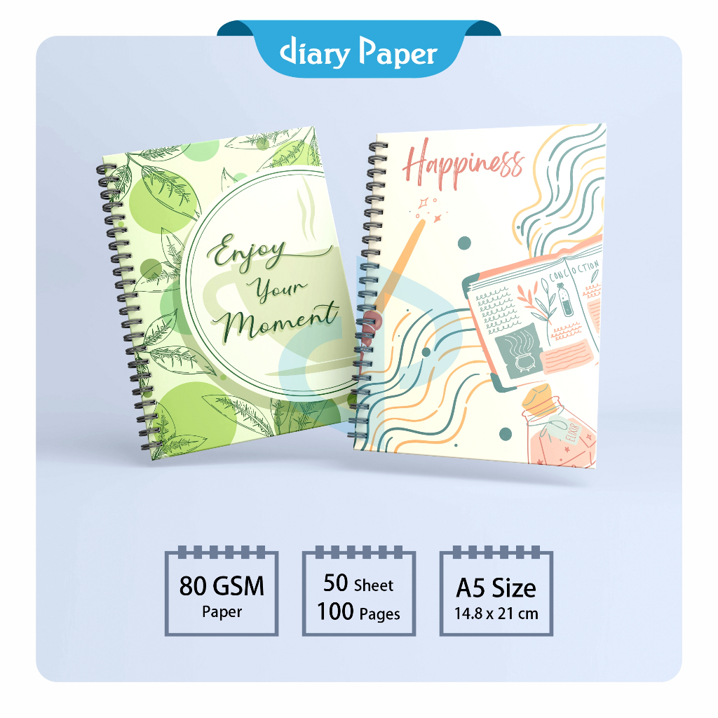 

NOTE BOOK & NOTEPAD A5 / NOTES BOOK/ BUKU CATATAN Buku Catatan Notebook A5 isi 100 Halaman