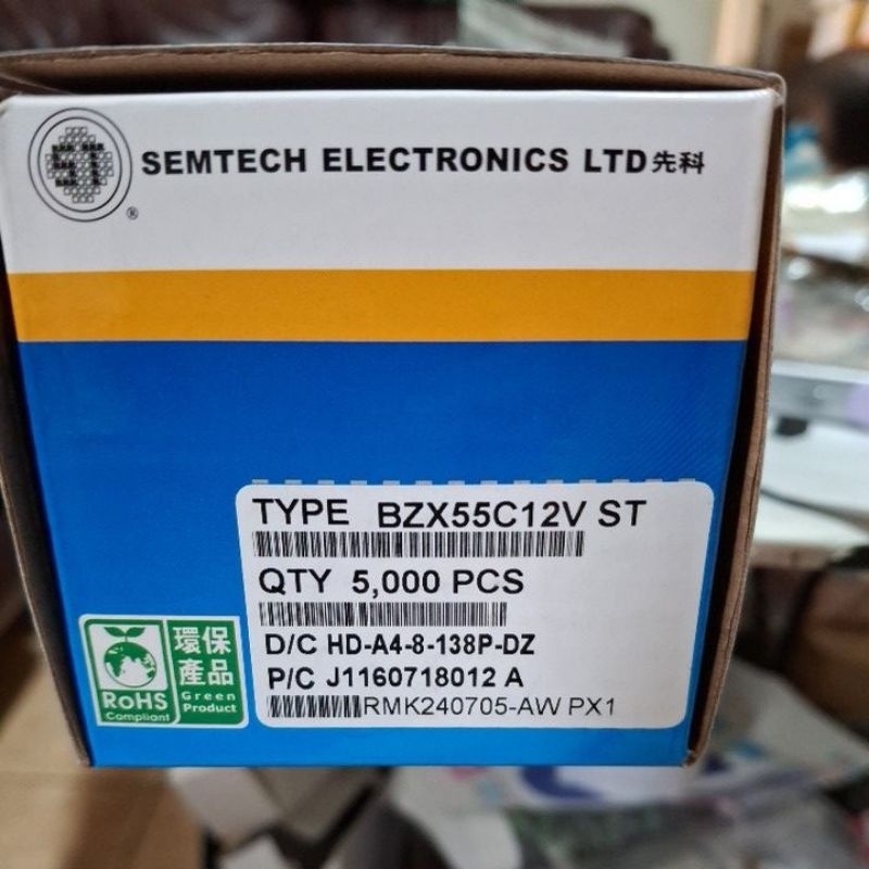 per 100 pcs dioda ZENER 0,5 watt 12v  renteng dioda zener