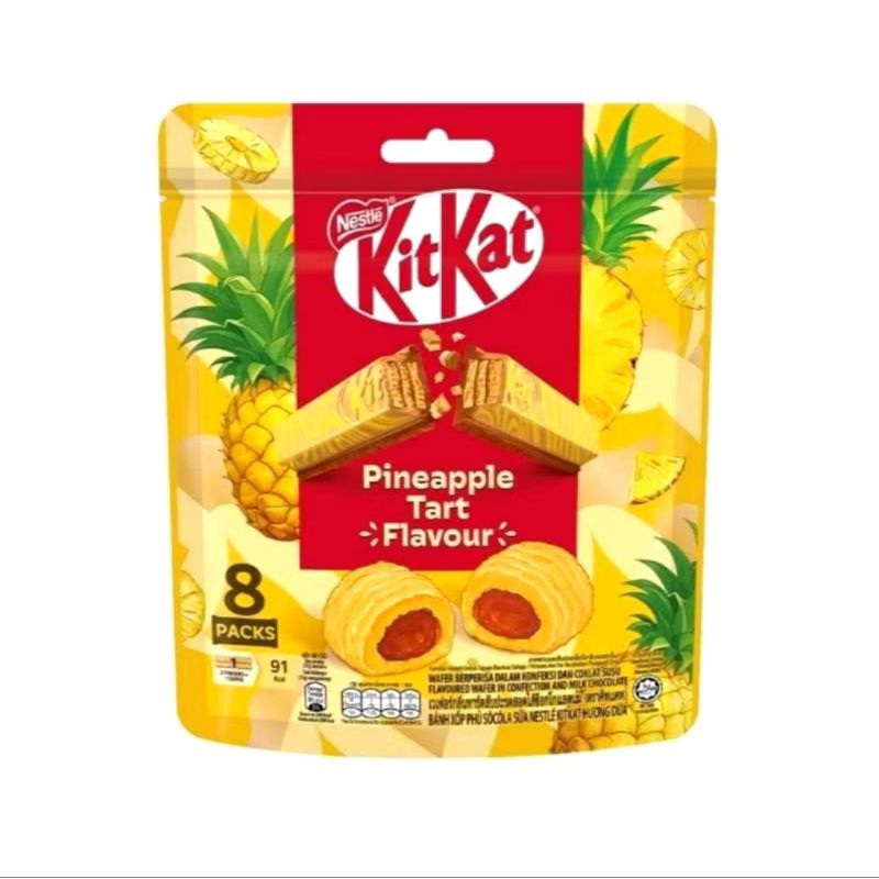 Kitkat Golden Pineapple Tart Flavor Coklat Malaysia (8 pcs)