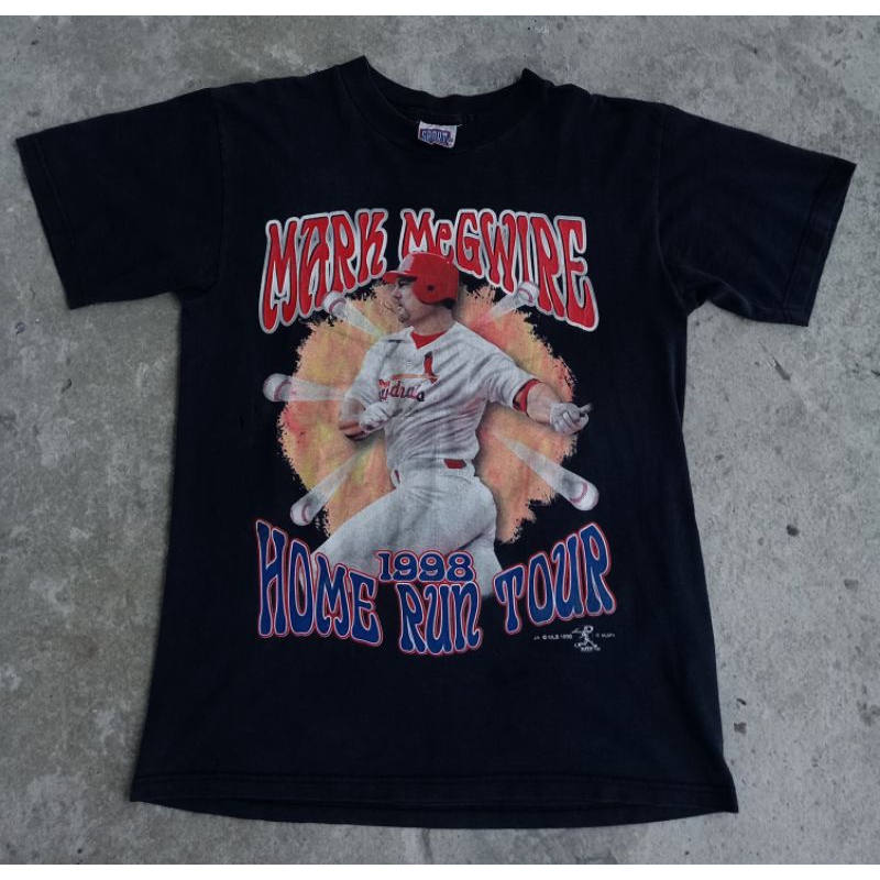 T-shirt Vintage Original Mark Megwire Home Run Tour 1998