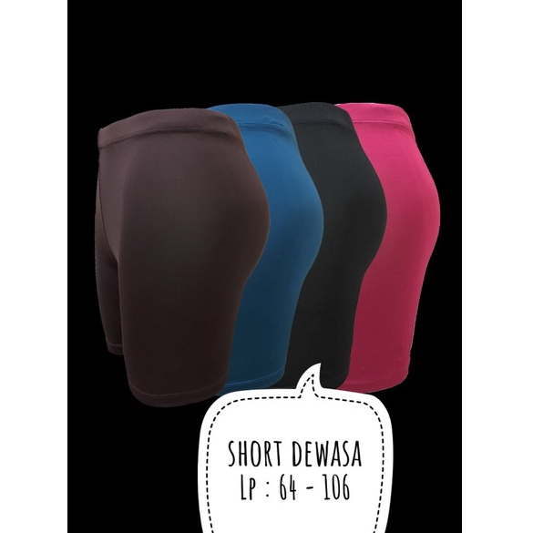 3PCS SHORT MONZA WANITA PREMIUM CELANA LEGGING PENDEK MONZA STREACHING / CELANA SHORT DALAMAN OLAHRA