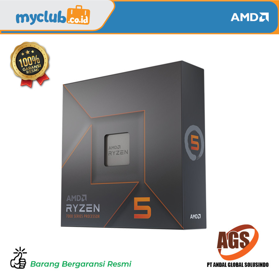 AMD CPU RYZEN 5 7600X without Cooler