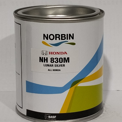 HONDA NH830M Lunar Silver, NORBIN READY MIX POLYURETHANE (PU) by GLASURIT