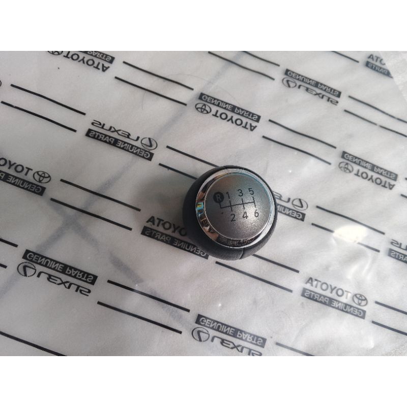 Shift Knob Toyota Manual Leather Krom Original