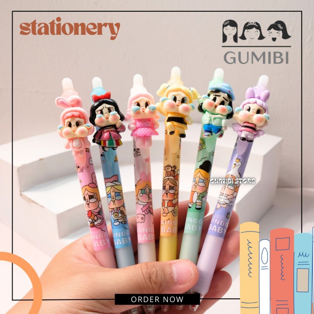 

PULPEN CETEK HAPUS BONEKA CRY BABY POWER PUFF GIRLS PEN CETEK BONEKA CRYBABY PULPEN MEKANIK ERASABLE PEN CRY BABY LUCU TERMURAH