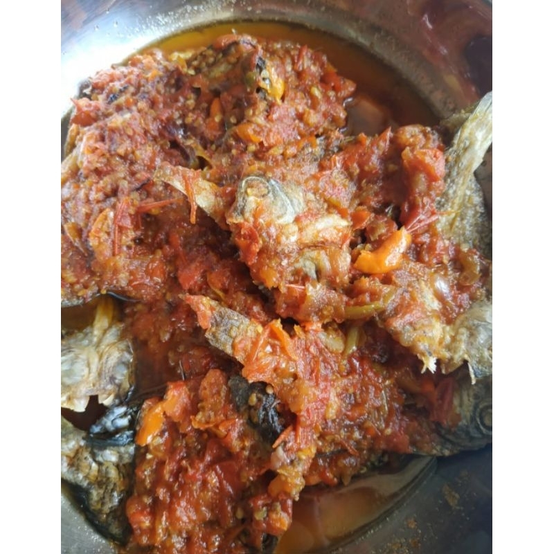 

ikan asin goreng sous/ikan asin balado