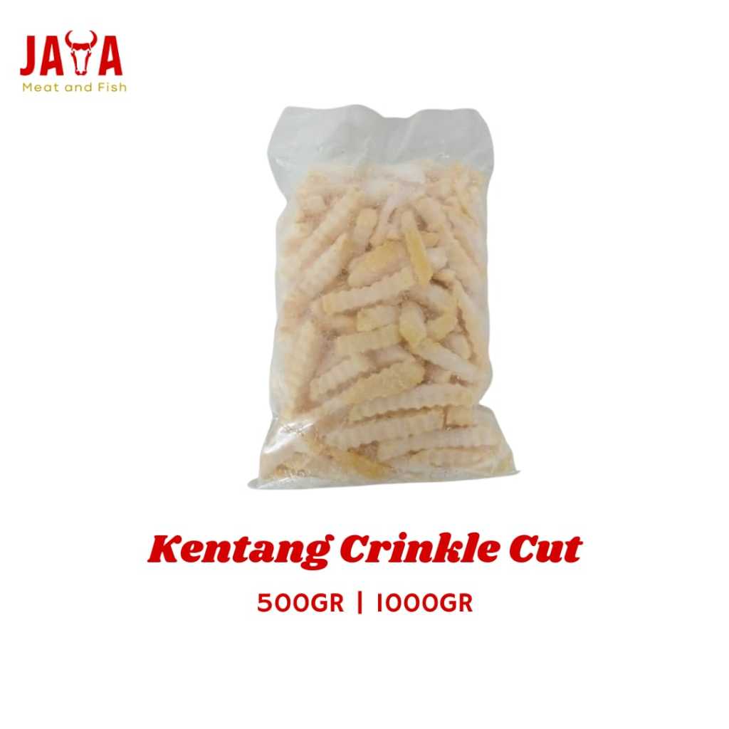 

French Fries Crinkle Cut 500Gr - 1Kg | Kentang Goreng Crinkle Cut