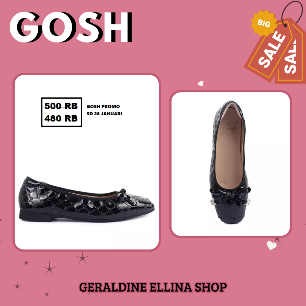 Sepatu Wanita GOSH Flatshoes original 100% CALABRIA 381