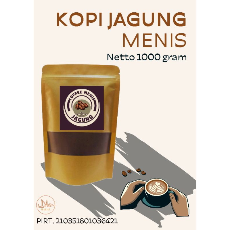 

kopi bubuk JAGUNG kemanasan 1kg murah enak mantap