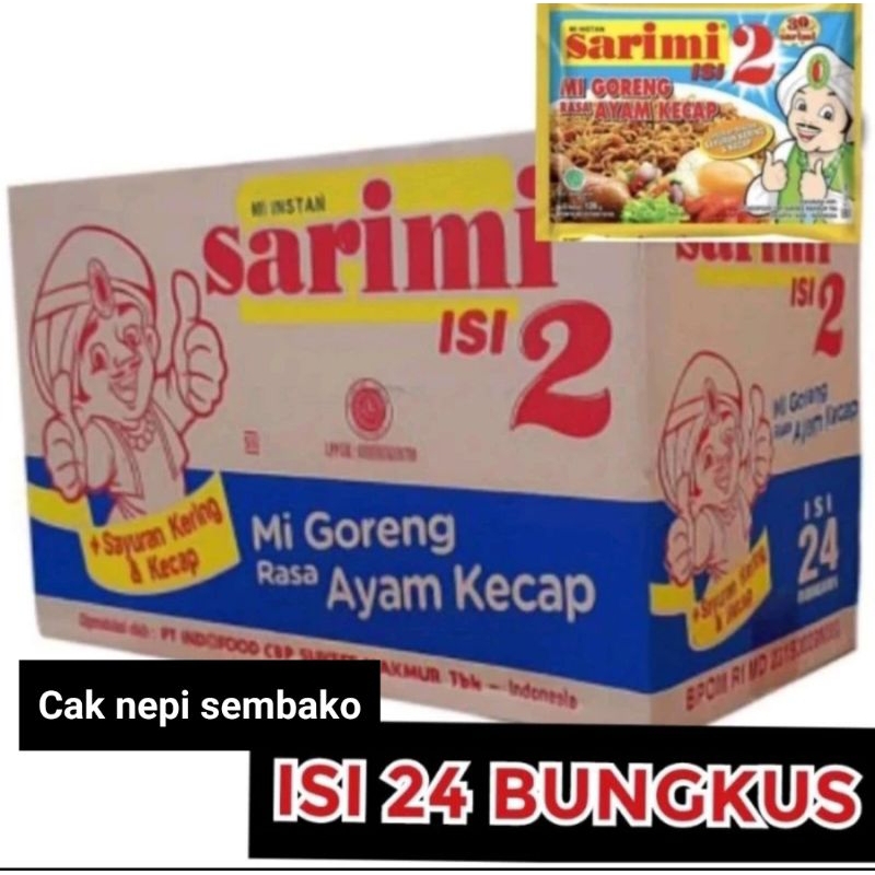 

mie sarimi rasa ayam kecap isi 2 mi instan isi 24pcs