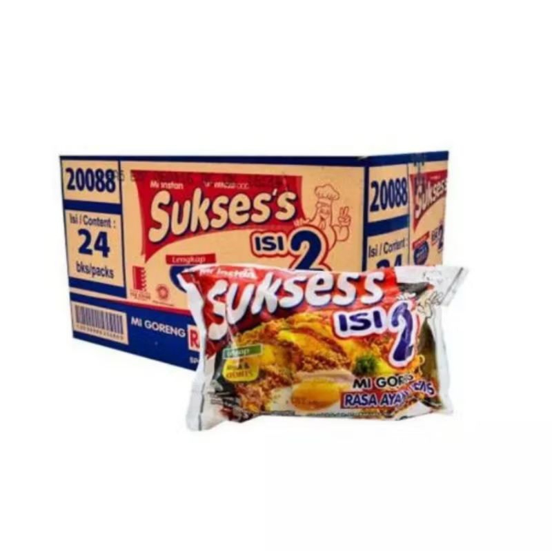

mie sukses's isi2 rasa ayam kremes mie goreng instan 1dus isi 24 pcs